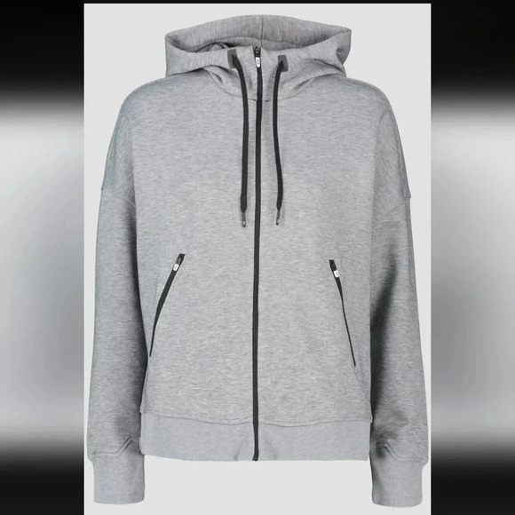 ON RUNNING WOMEN'S ON RUNNING GREY ZIPPED HOODIE - Picture 1 of 5